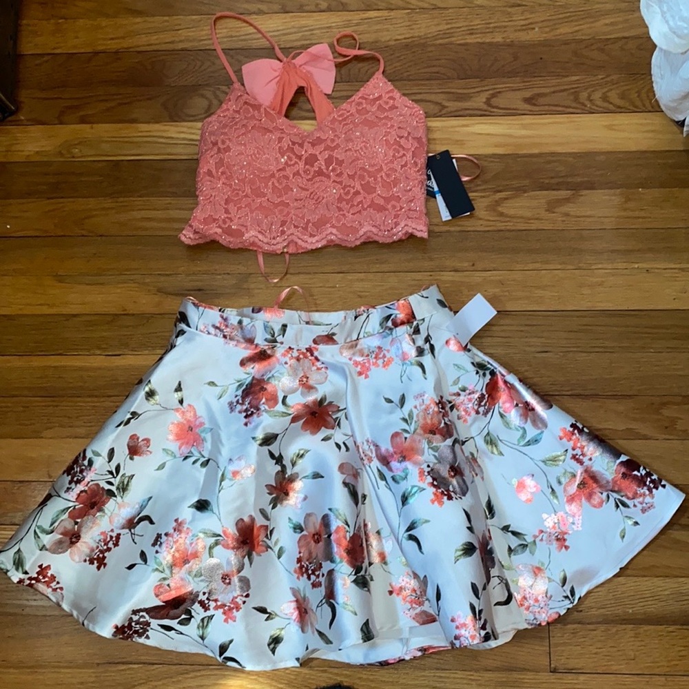 Peach Skirt & Tank Macys